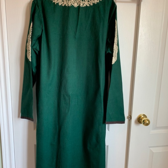 Men’s Sabyasachi Kurta with shawl set green and cream. Perfect condition - Picture 12 of 14